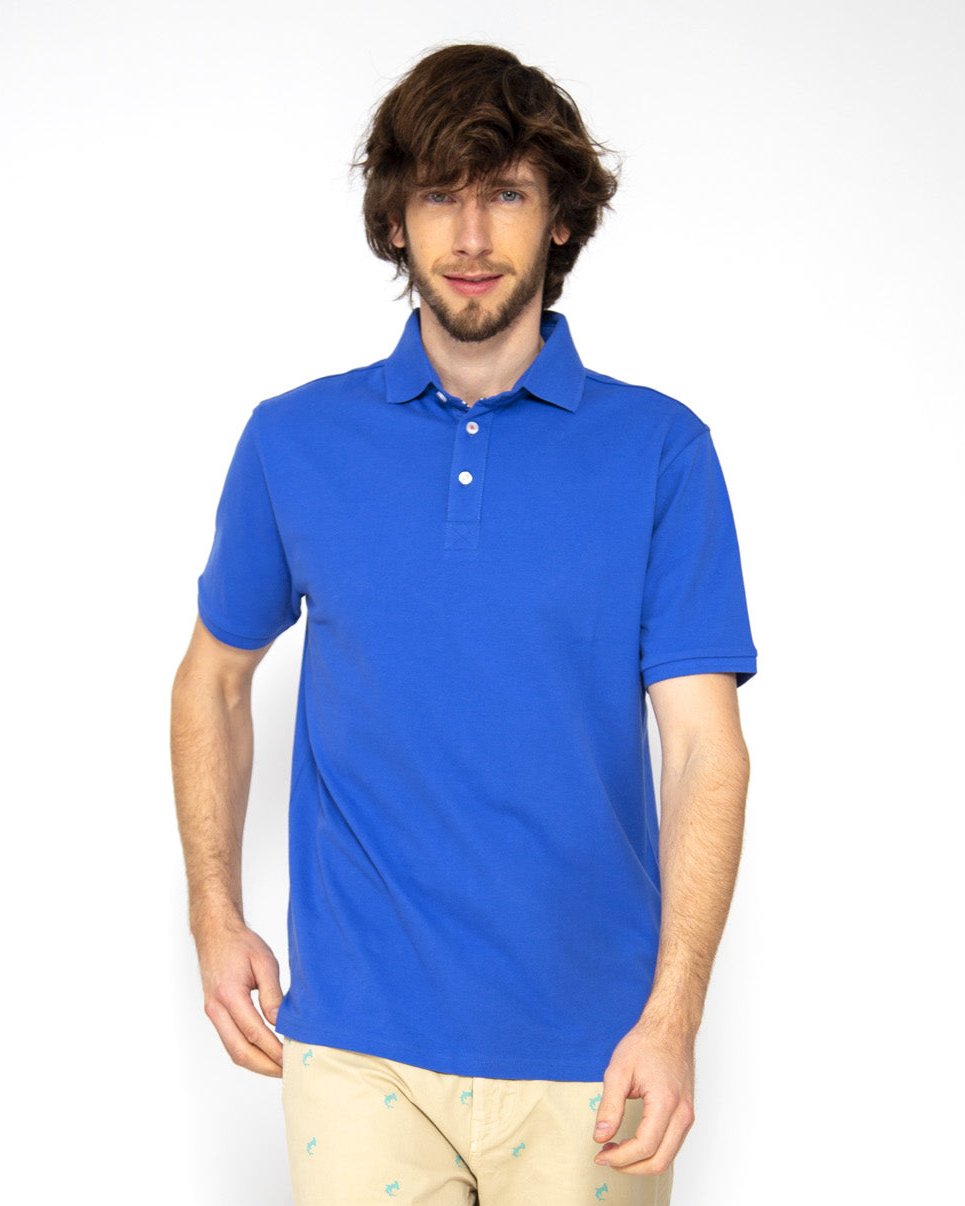 Polo Liso Blue