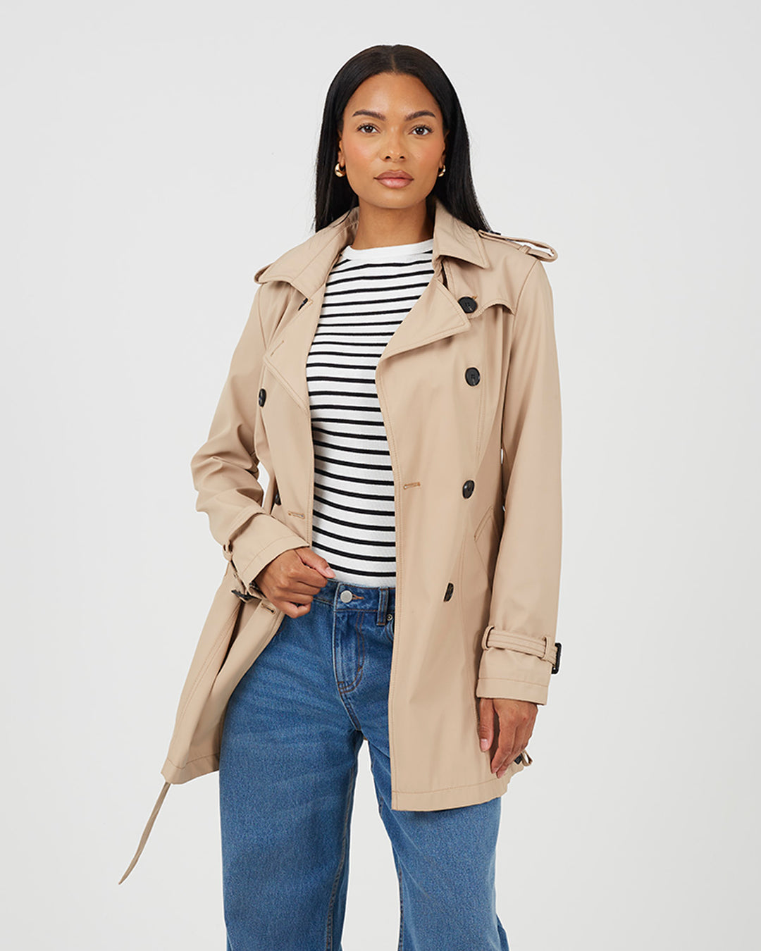 Gabardina Nikita Brown