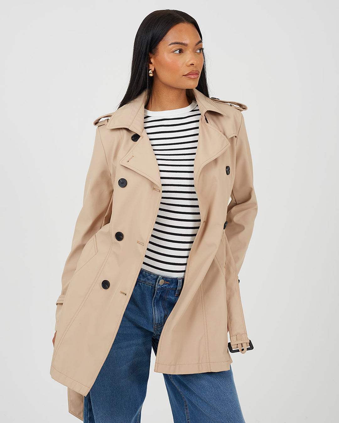 Gabardina Nikita Brown