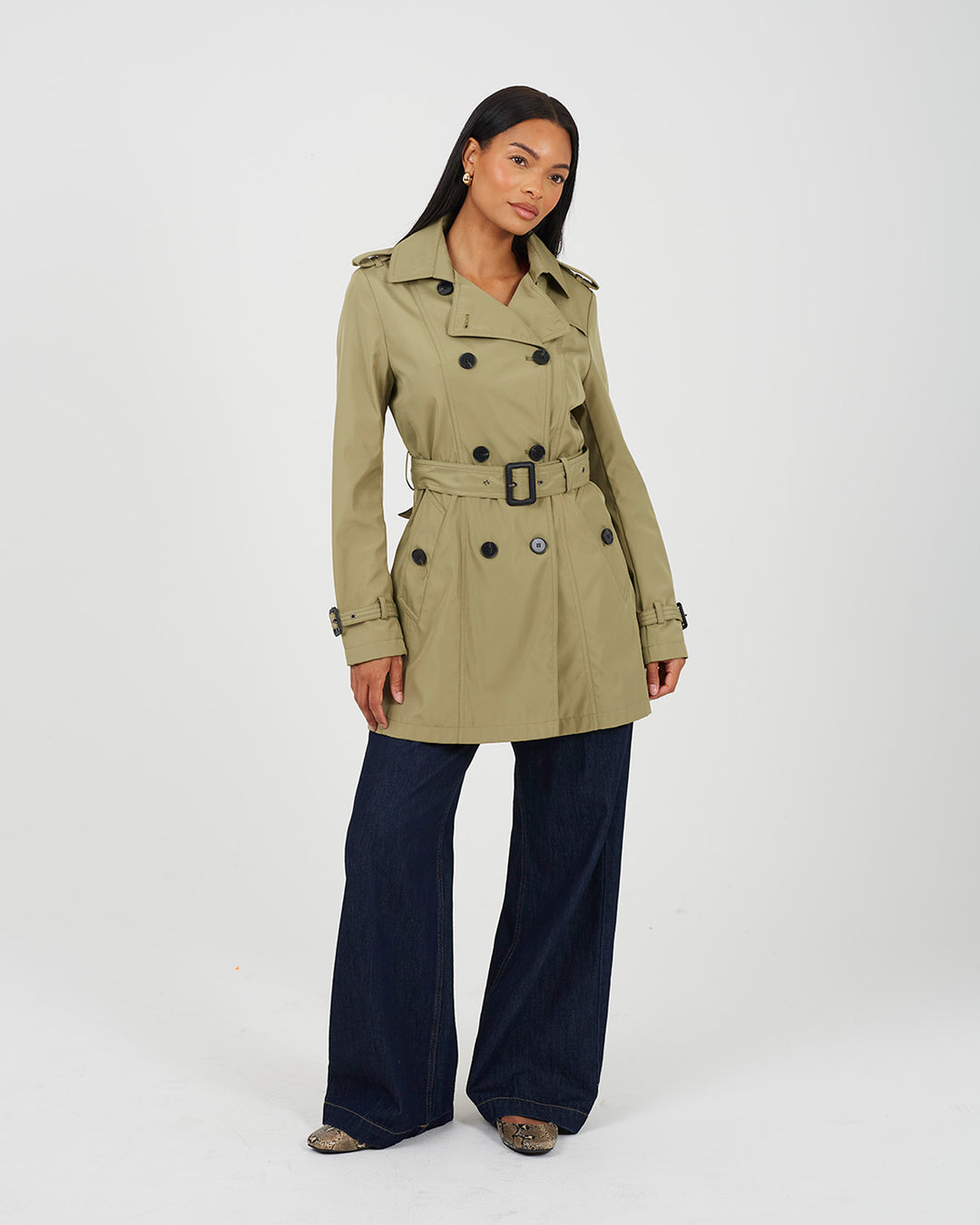 Gabardina Nikita Khaki