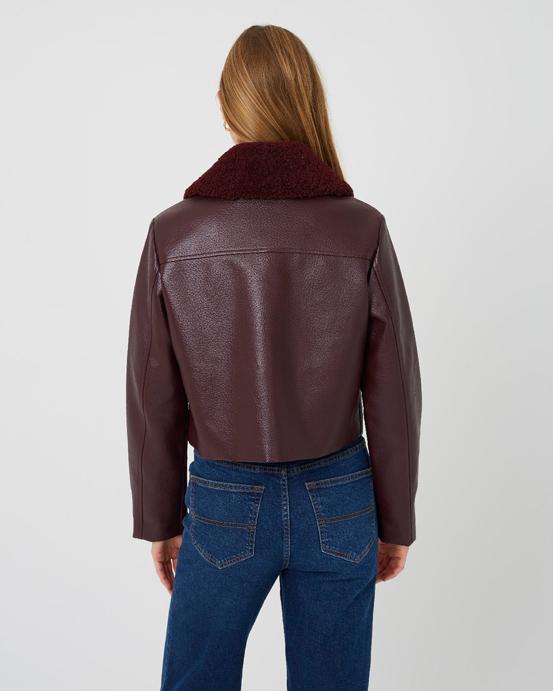 Chaqueta Sena Burgundy