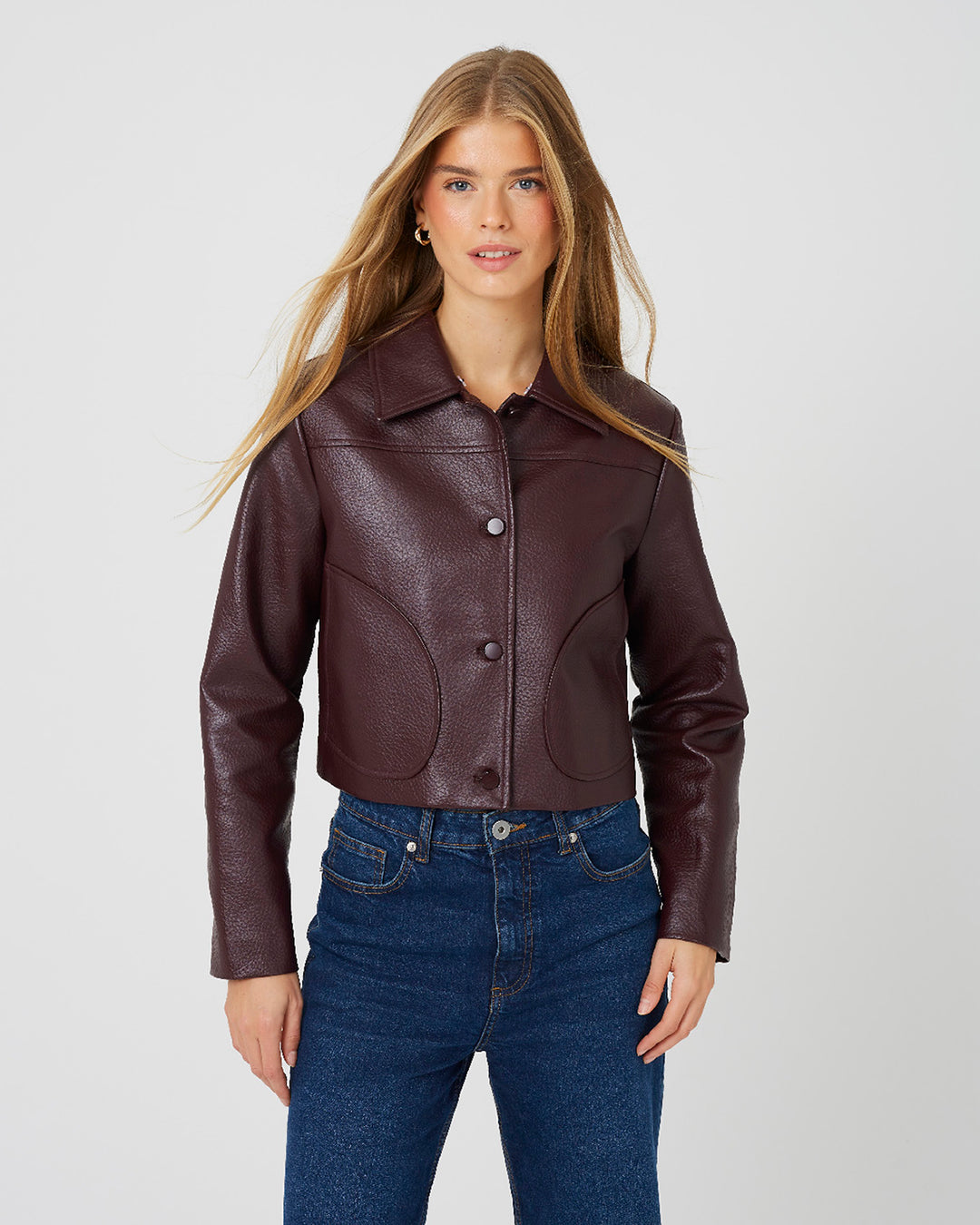 Chaqueta Sena Burgundy