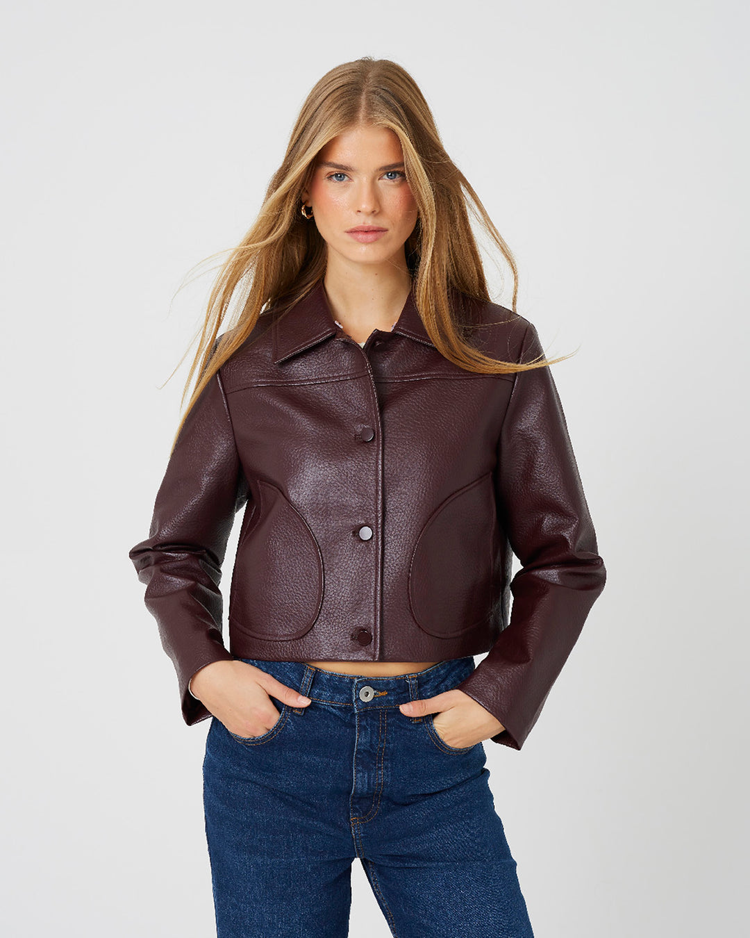 Chaqueta Sena Burgundy
