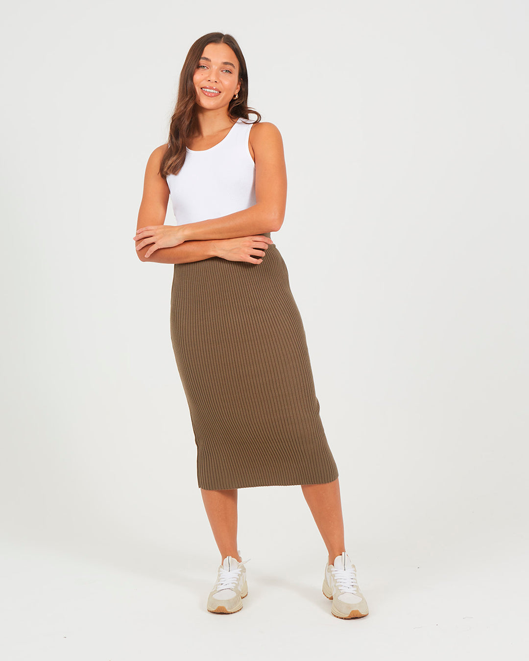 Falda Marla Khaki