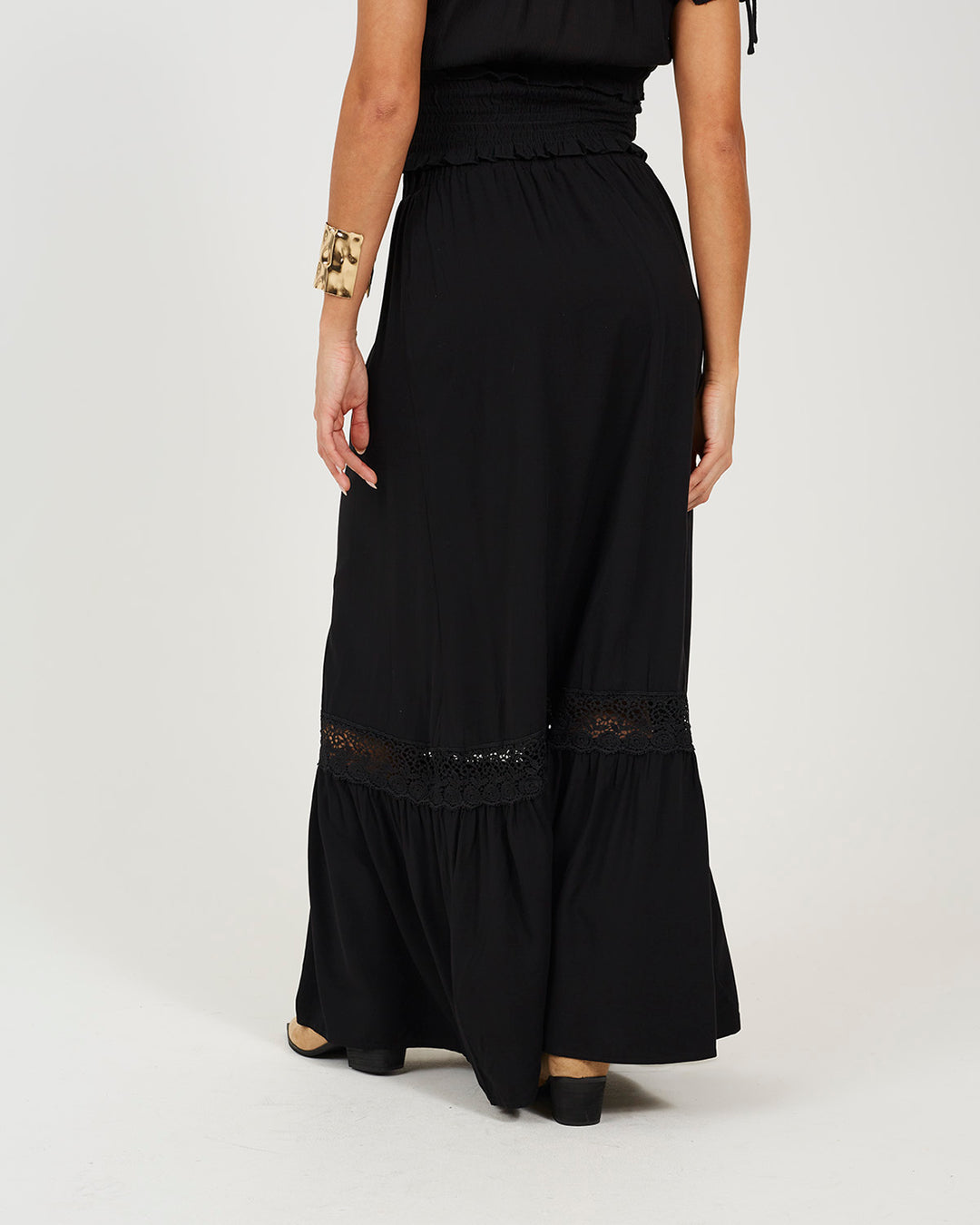 Falda Hippy Black