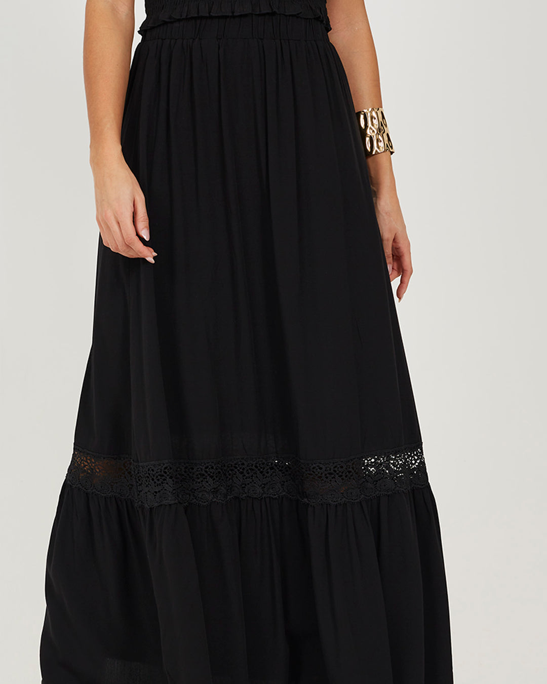 Falda Hippy Black