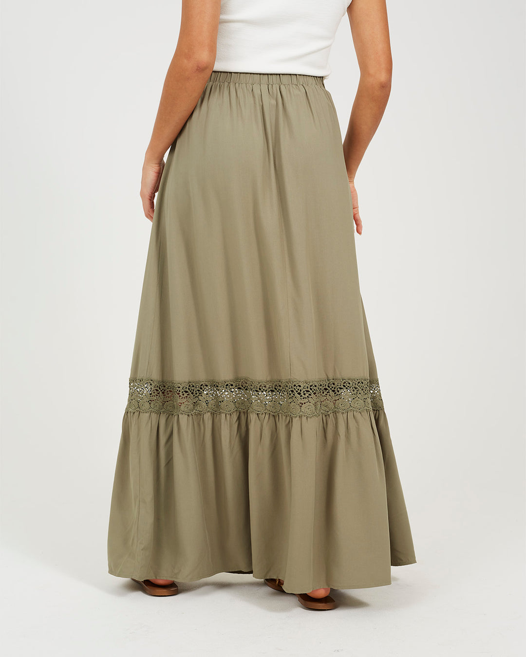 Falda Hippy Khaki