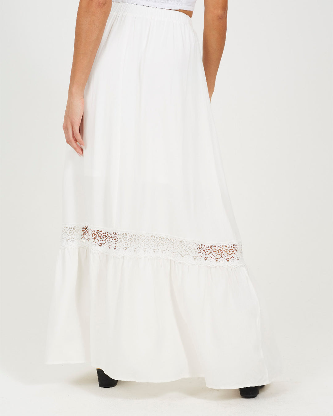 Falda Hippy White