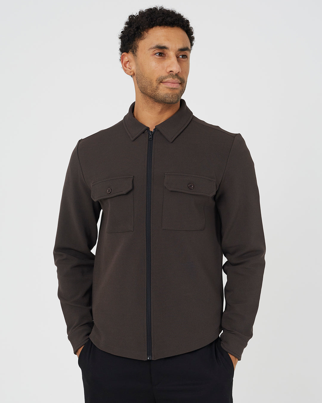 Camisa Flores Brown