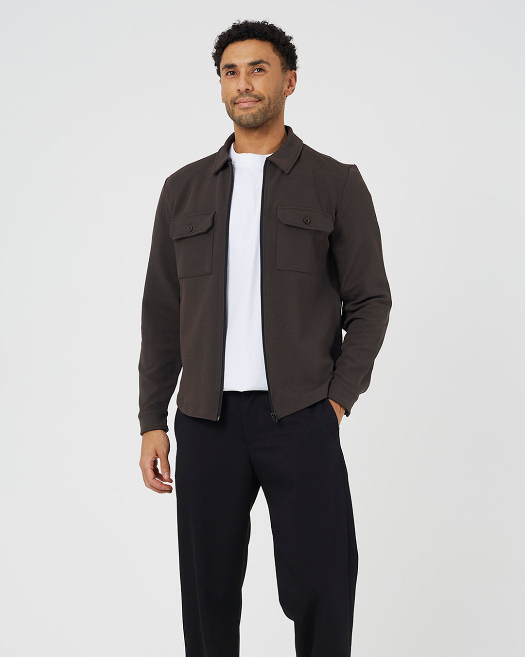 Camisa Flores Brown