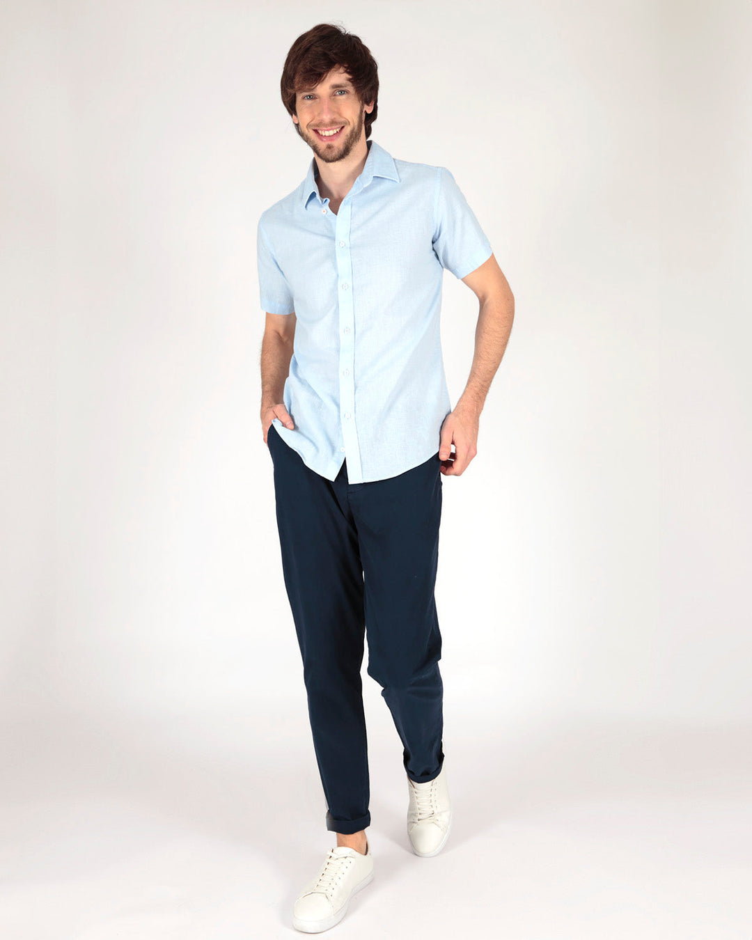 Camisa Max Light Blue