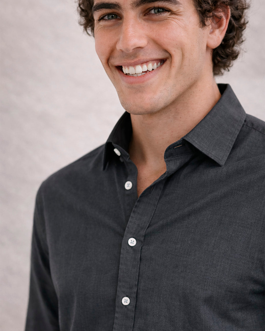 Camisa Mix Charcoal