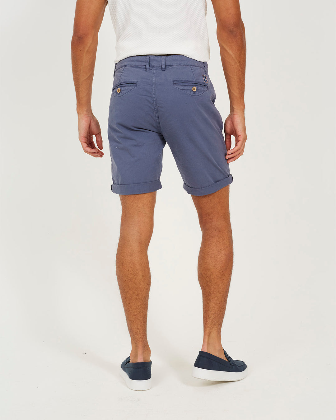 Short Plain Blue