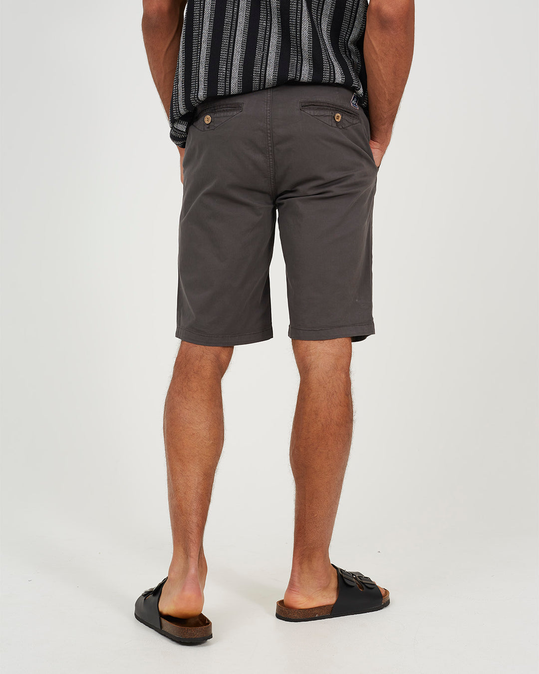 Short Plain  Charcoal