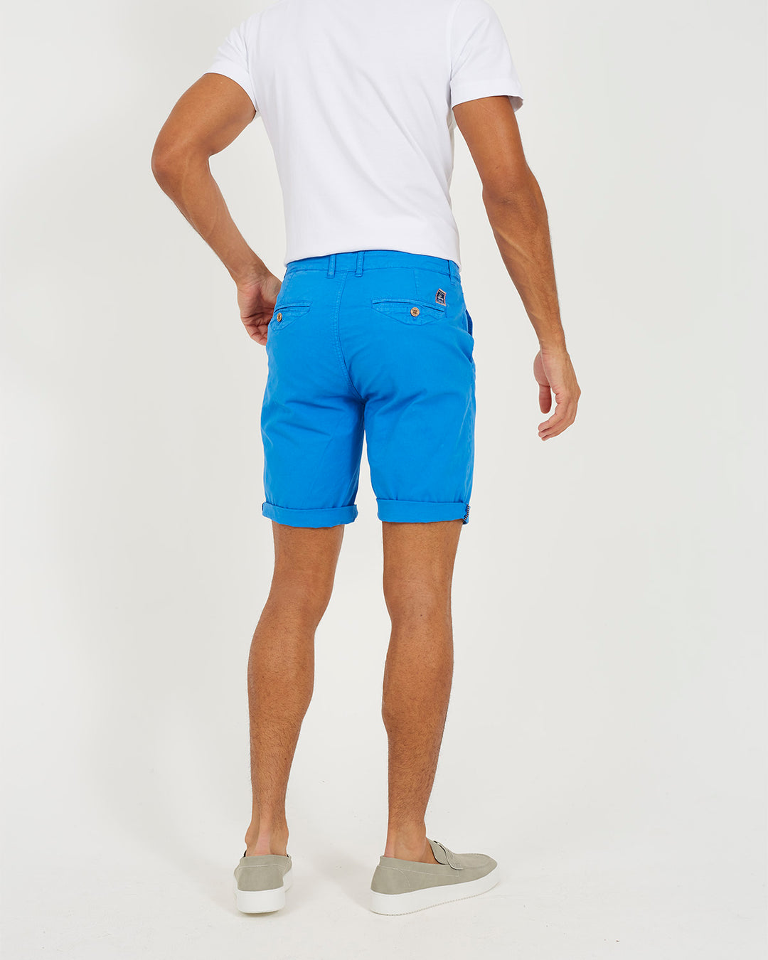 Short Plain Deep Blue