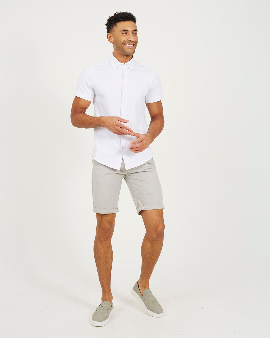 Short Plain Grey