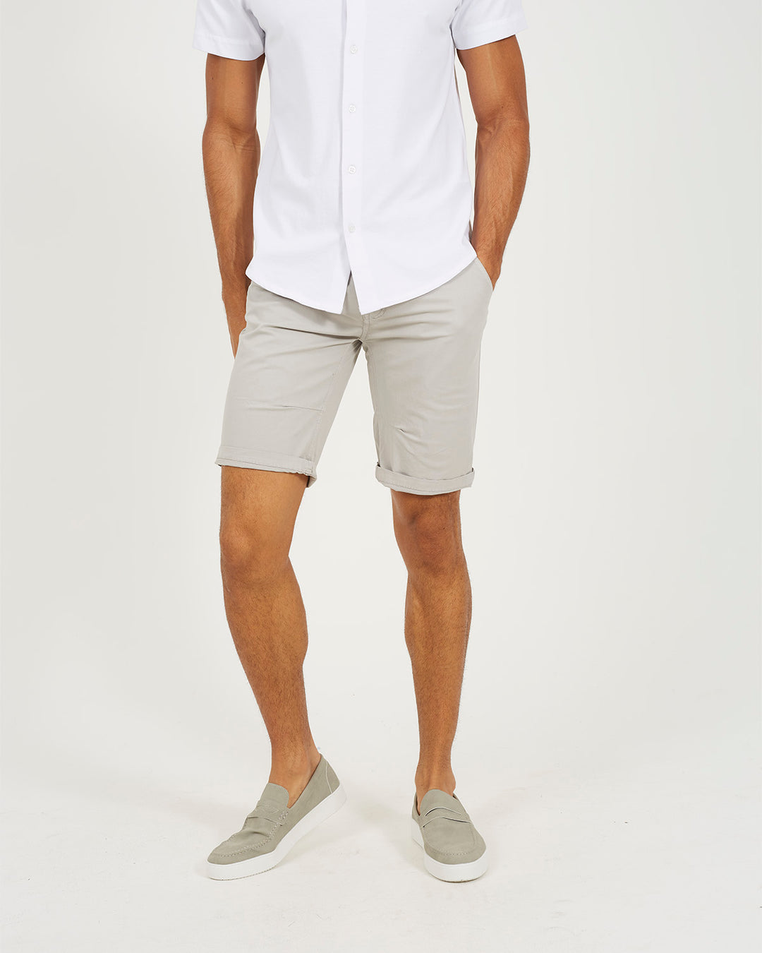 Short Plain Grey
