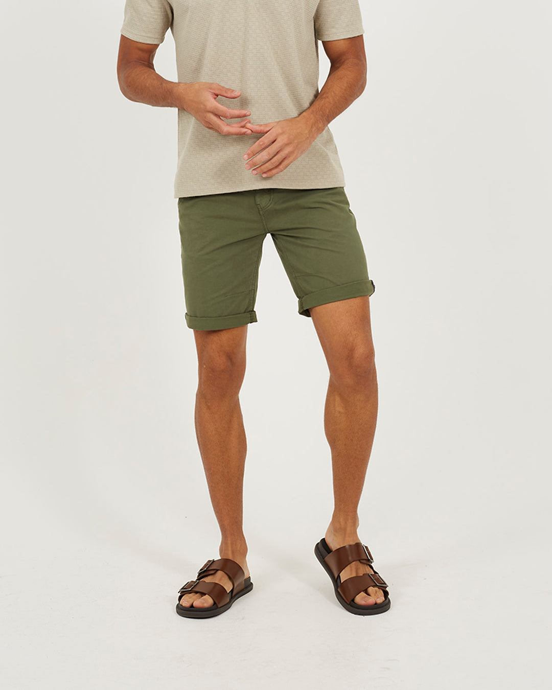 Short Plain Khaki