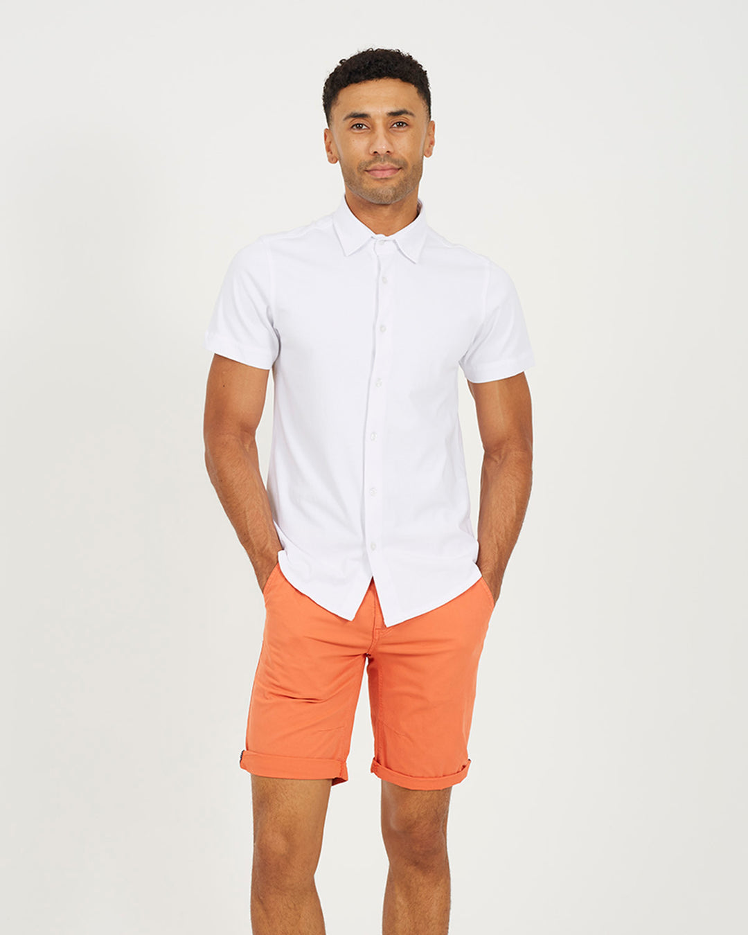 Short Plain Orange