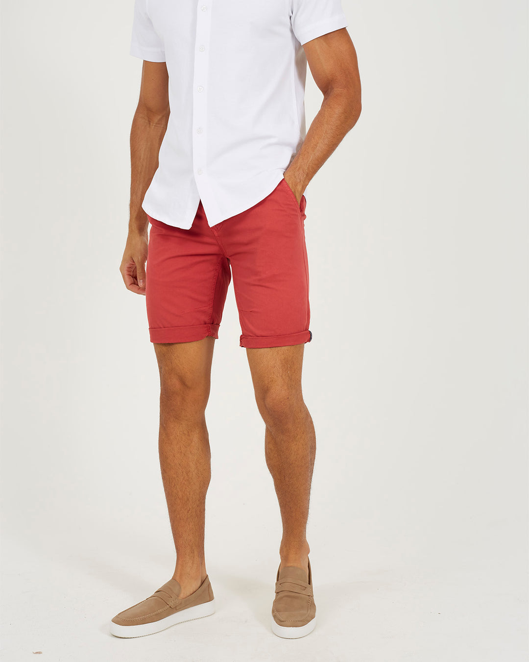 Short Plain Red