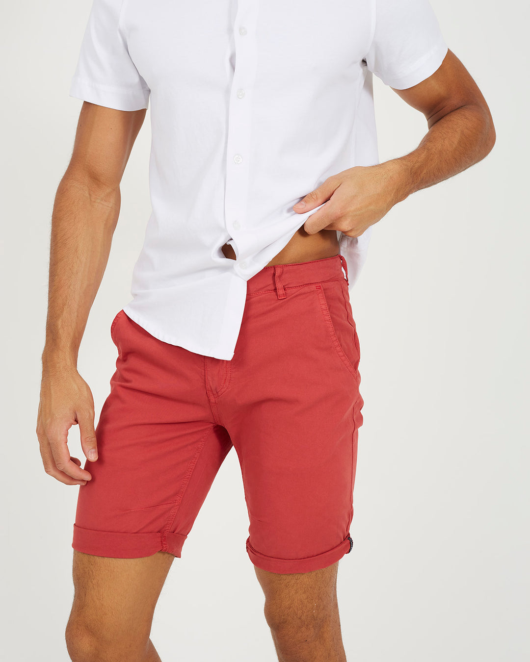 Short Plain Red