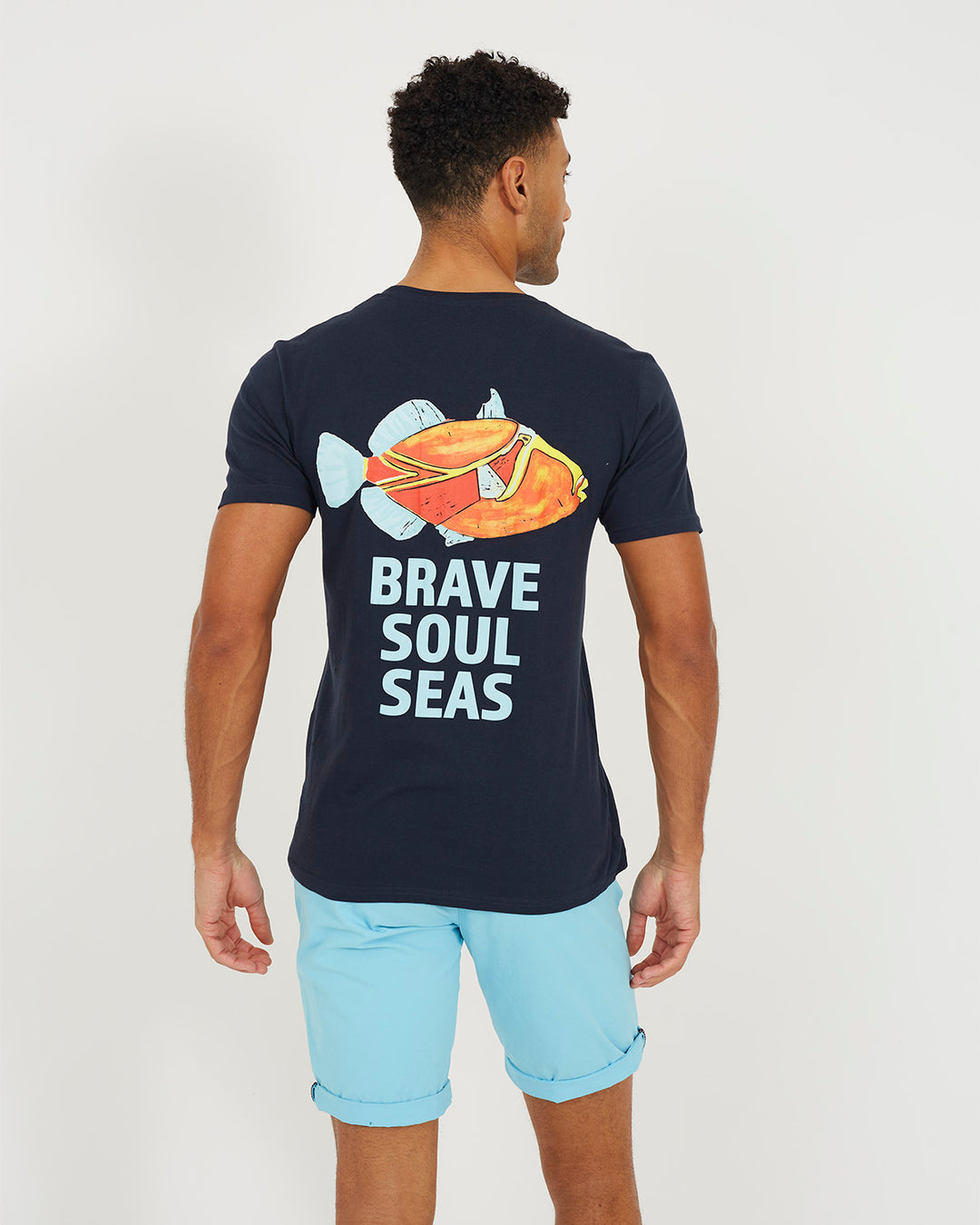 Short Plain Light Blue