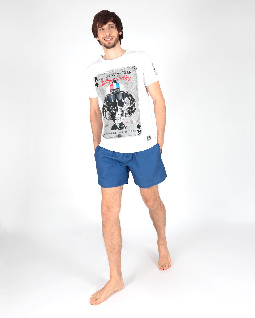 Bañador Solid Blue