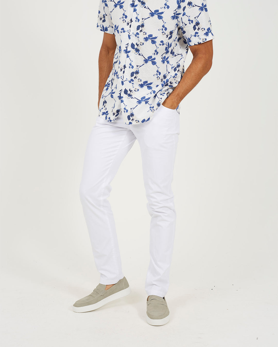 Pantalón 5Pock White