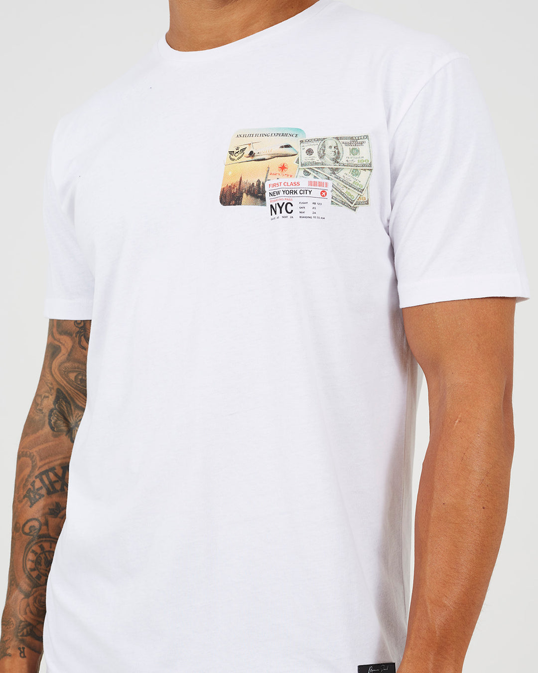Camiseta Baron White