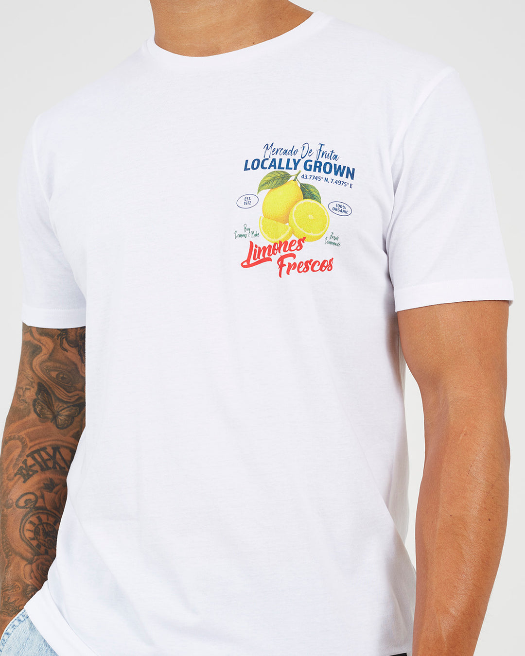 Camiseta Citron White