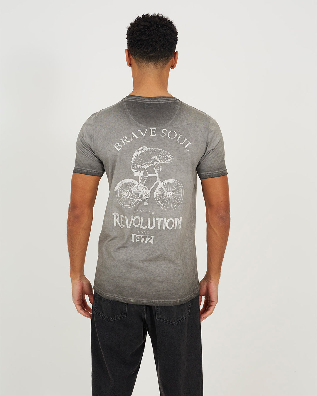 Camiseta Pez Charcoal