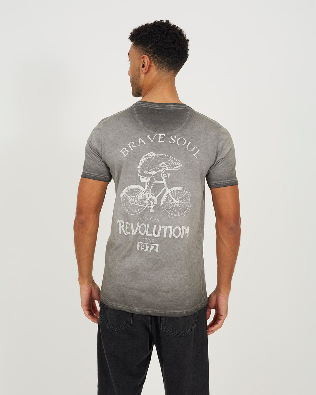 Camiseta Pez Charcoal