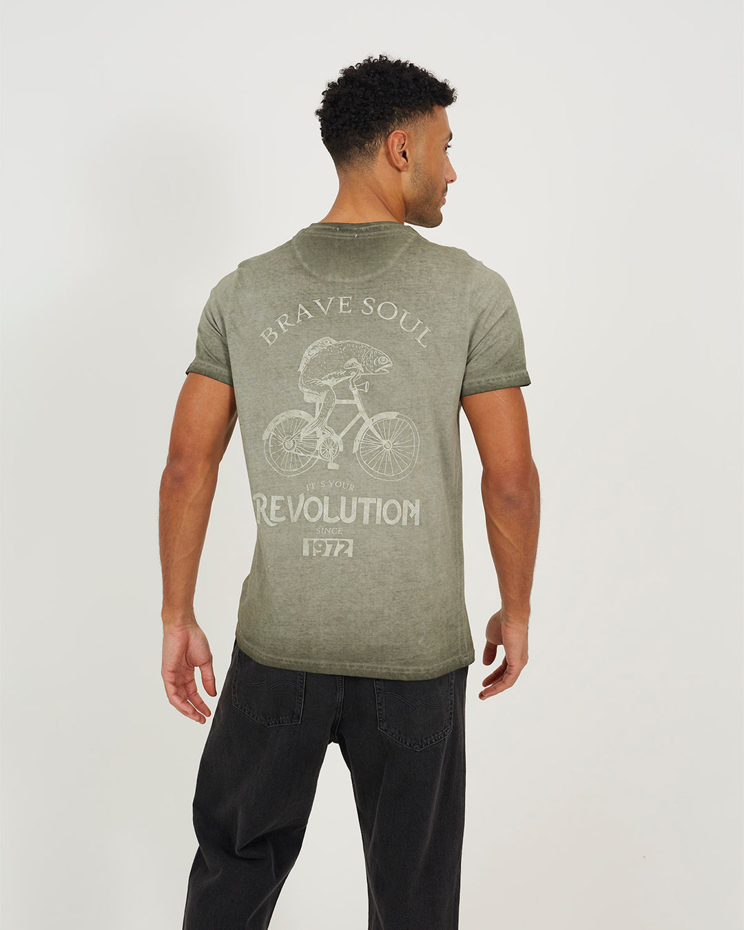 Camiseta Pez Khaki
