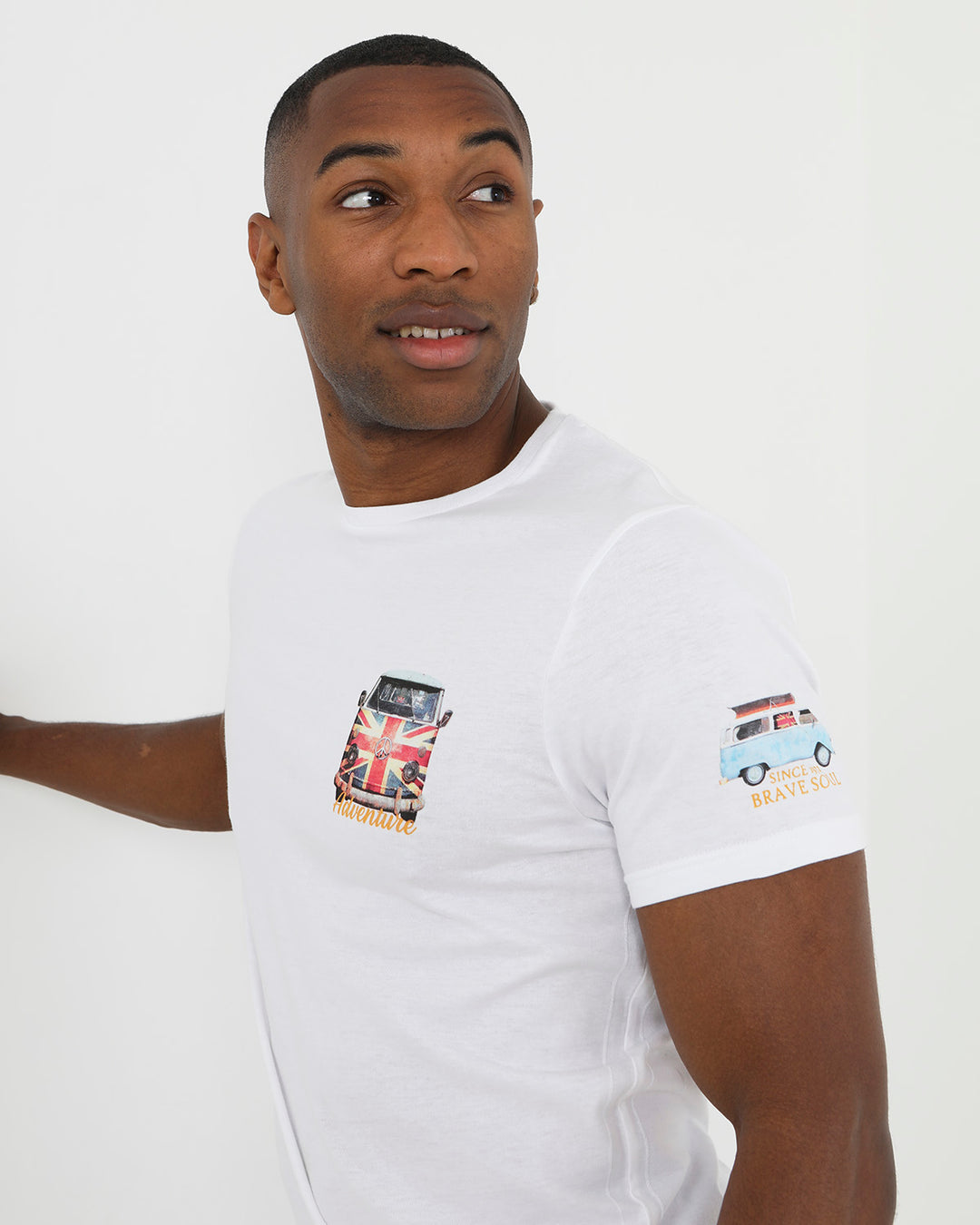 Camiseta Van White