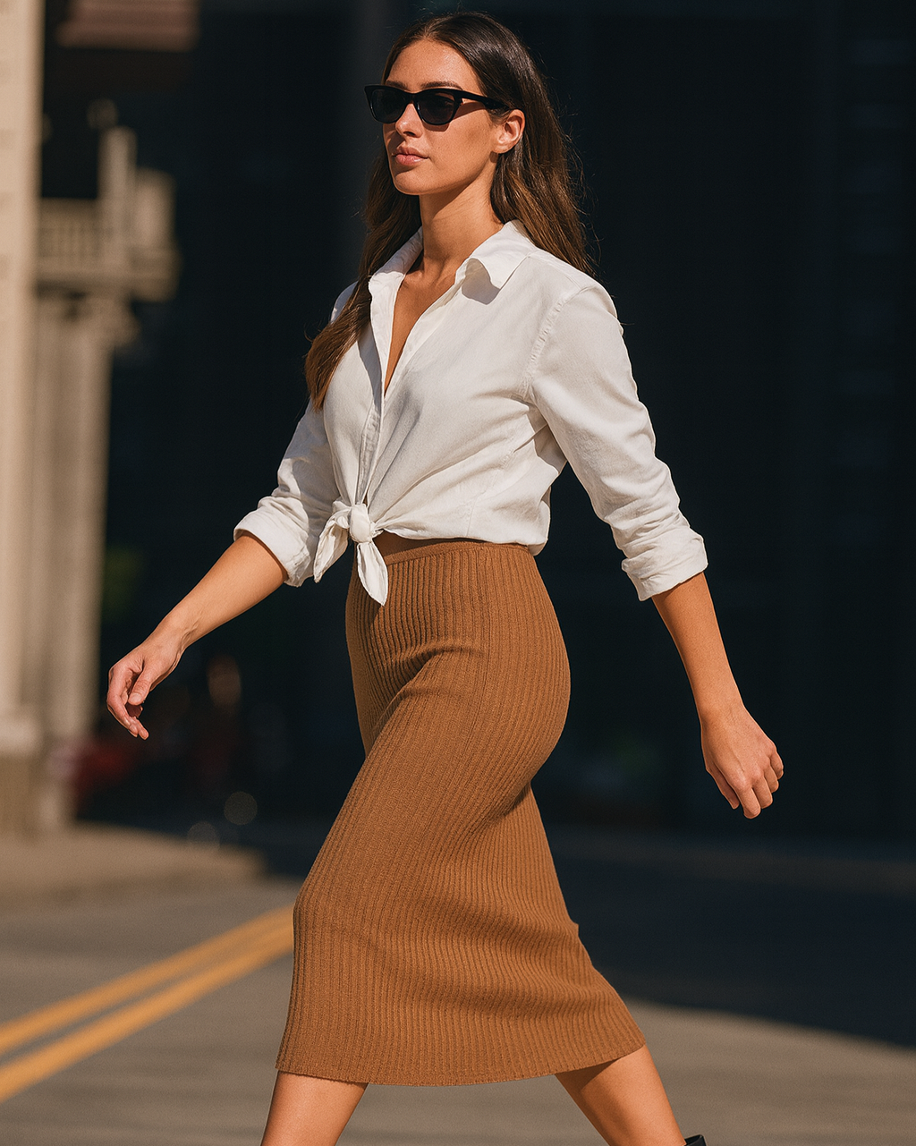 Falda Marla Khaki