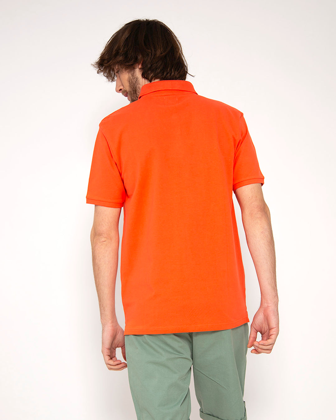 Polo Liso Orange