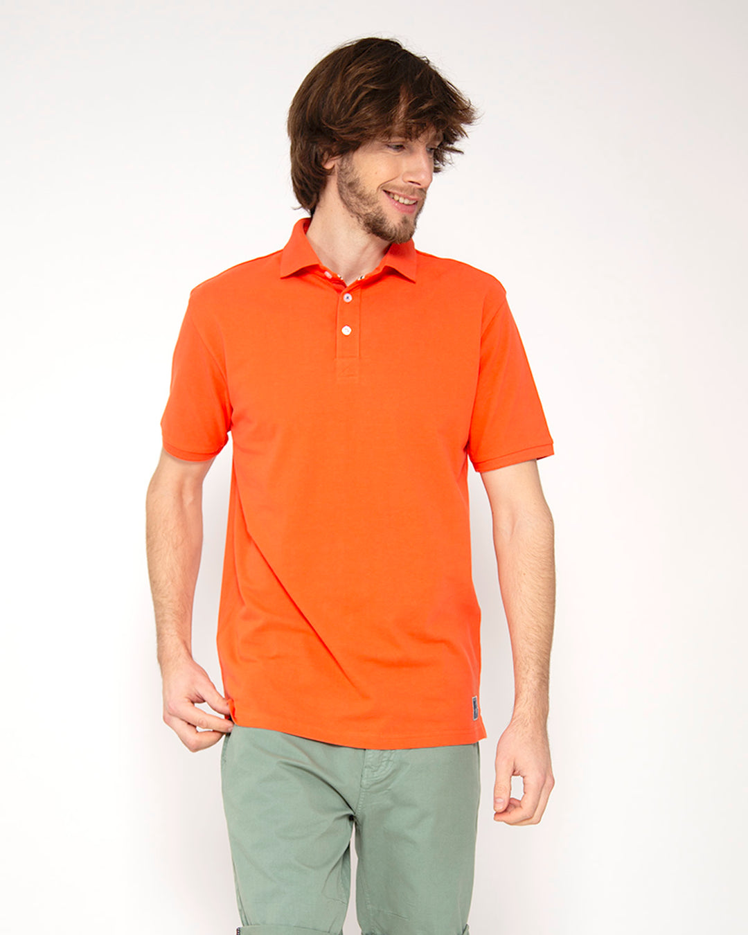 Polo Liso Orange